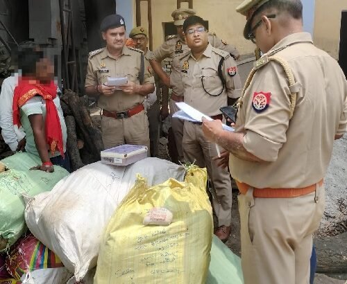 Major Action by Chandauli Police: Narcotics Worth ₹5 Crore Destroyed