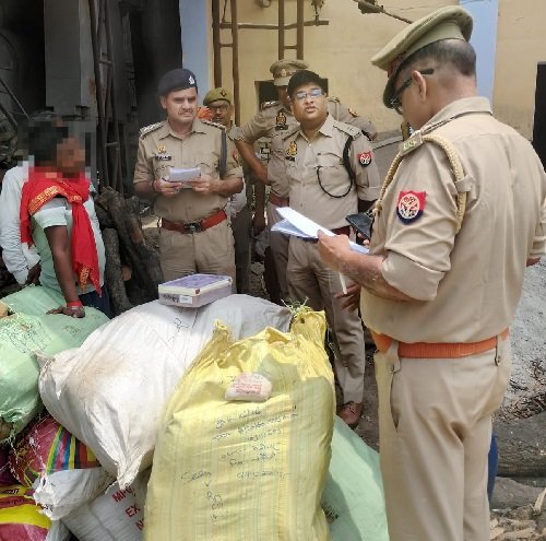 Major Action by Chandauli Police: Narcotics Worth ₹5 Crore Destroyed