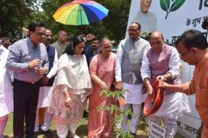 Tree Plantation Drive Held at Kasturba Park on World Environment Day