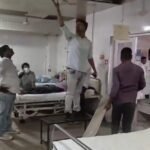 False ceiling collapses in Lucknow Civil Hospital's emergency ward; major accident averted.