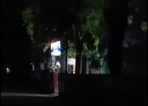 Darkness between the school and the police outpost; the public is demanding answers from those responsible.