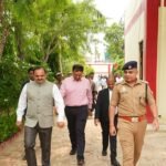 District Judge, DM, and SP inspected the arrangements at the jail and the juvenile home.