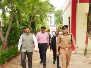District Judge, DM, and SP inspected the arrangements at the jail and the juvenile home.