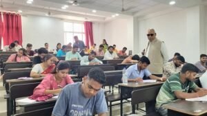 The UP Joint B.Ed. Entrance Examination was successfully conducted under the strict supervision of Avadh University and the District Administration.
