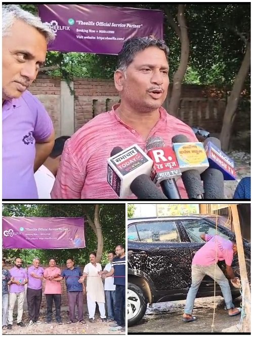 Wilfix's New Initiative in Ayodhya: Four-Wheeler Servicing Now Available at Your Doorstep; Congress Leader Pankaj Singh Attends Launch Event