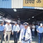 The General Manager inspected Chhapra Junction and reviewed the preparations regarding the Amrit Bharat Scheme, passenger amenities, and new trains.
