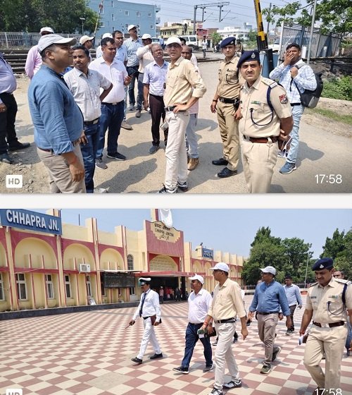 Comprehensive Inspection of Chhapra Junction: Special Emphasis on Passenger Amenities and Safety