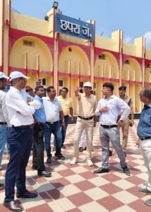 DRM inspected the arrangements at Chhapra Junction ahead of the monsoon.
