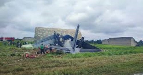 Major incident at Jorhat airbase; AN-32 aircraft explodes during landing, fire sparks panic.