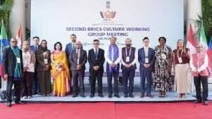 Second BRICS Culture Working Group meeting begins in Varanasi; discussions held on cultural cooperation and AI.