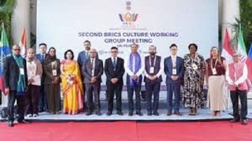 Second BRICS Culture Working Group meeting begins in Varanasi; discussions held on cultural cooperation and AI.