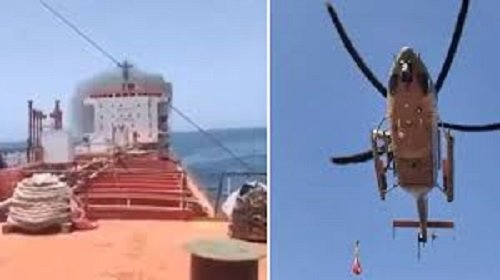 Two Indian sailors killed in attack on ship off Oman coast; chief engineer still missing.