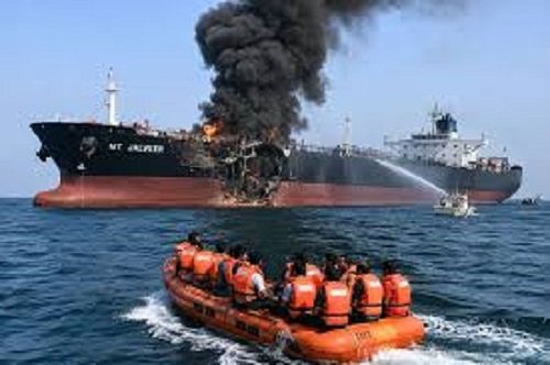 Central government takes a tough stance on the safety of Indian seafarers; bans new deployments in conflict zones.