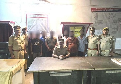 Major Action by Sigra Police: 8 Accused Arrested for Gambling in Public; Cash and Playing Cards Recovered