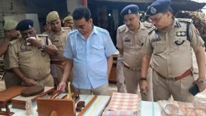 Additional Inspector General of Prisons Dharmendra Singh inspected the Central Jail, Varanasi.