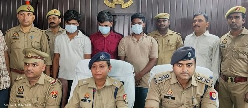 All three criminals behind bars just 24 hours after the robbery