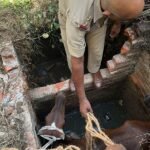 Lucknow: Sub-Inspector Sagir Khan sets an example of humanity.