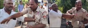 Sub-Inspector accused of theft in Hamirpur; truck driver apprehends him and hands him over to the police.