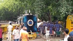 Delhi Police denies claims of scuffles and lathi-charge involving protesters and police during the Parliament march.