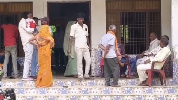Villagers created a ruckus regarding the ration quota during the election process.