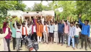 Villagers created a ruckus regarding the ration quota during the election process.