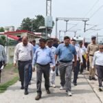 The General Manager of North Central Railway inspected the Tundla–Harduaganj rail section and the Harduaganj yard.