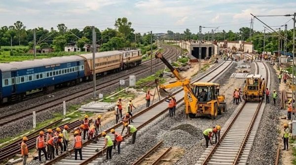 Doubling work on the Gorakhpur Cantt–Paniyahwa rail section: Several trains to be cancelled or diverted from July 16 to 21.