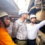 DRM conducted a safety inspection of the Shivganga Express rake.