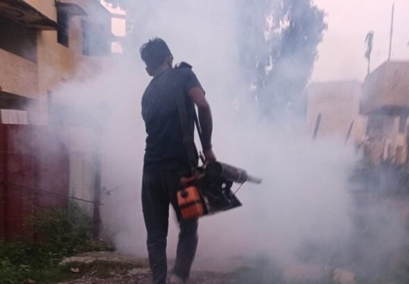 Regular fogging drive launched in railway colonies to prevent dengue and malaria.