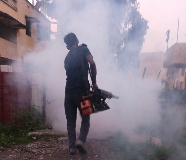 Regular fogging drive launched in railway colonies to prevent dengue and malaria.