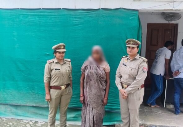 Major action by Baragaon police: Woman arrested with 30 liters of illicit liquor.