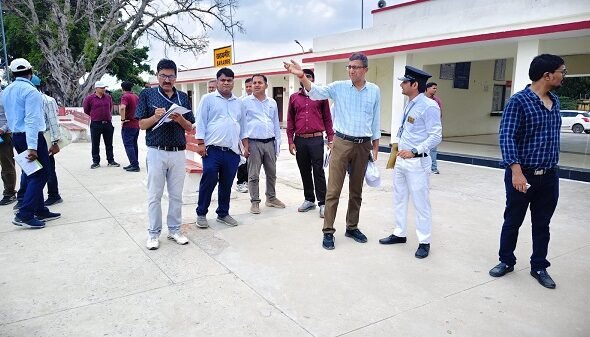 DRM conducts window and safety inspection of the Mau–Shahganj rail section; issues strict directives regarding passenger amenities and safety measures.