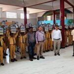 Railways' awareness campaign on rail safety: "Education Courts" held in schools and safety lessons imparted at level crossings.