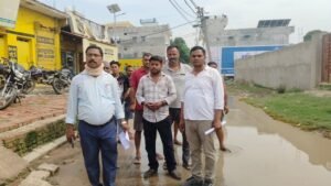 Ayodhya: Development-related drain ‘clogged’, year-round waterlogging in front of homes; residents of Korkhana say— ‘We’ve been here since before Independence, yet we’ve never been connected to the sewer or drainage system.’