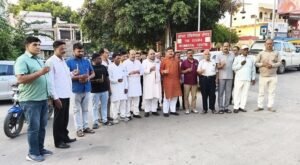 Congress holds candle march against NEET-CBSE exam irregularities; stages *Satyagraha* in support of students.