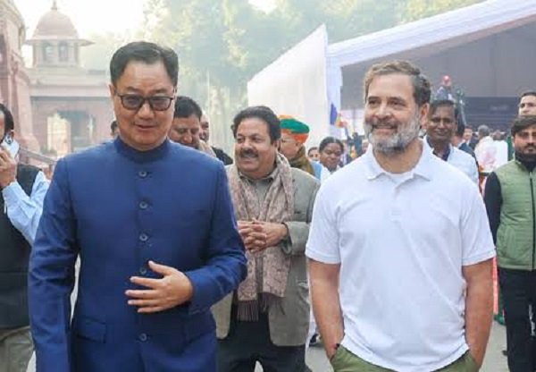 Rahul Gandhi termed women's freedom the key to the country's progress; Kiren Rijiju sought Congress's support for women's reservation.