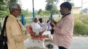Unreserved tickets issued for the first time via M-UTS at Govindpur Dugauli Halt (near Belthara Road).