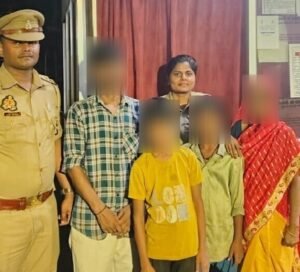 Chetganj Police's compassionate initiative: two lost young children safely reunited with their families.