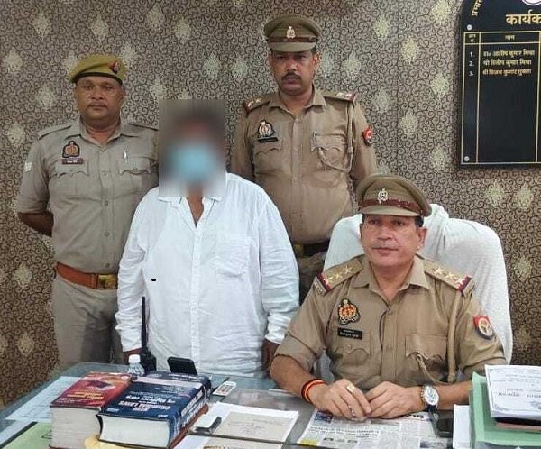 Chetganj police arrest man accused of molesting a woman; case registered.