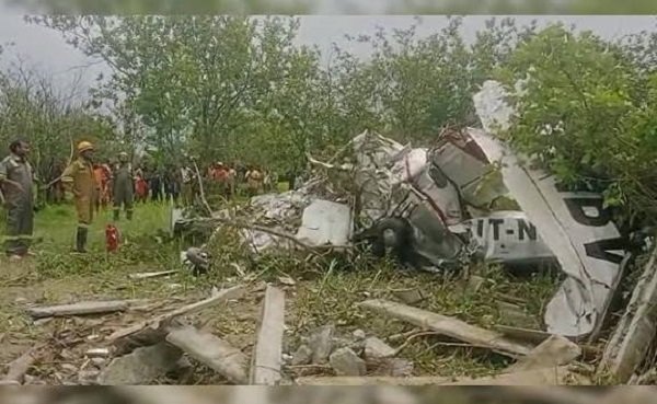 Training aircraft crashes in Kanpur, two pilots killed; DGCA to investigate.