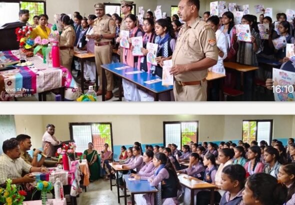 Female students were sensitized under 'Mission Shakti'; the police provided essential tips covering everything from women's safety to protection against cybercrime.