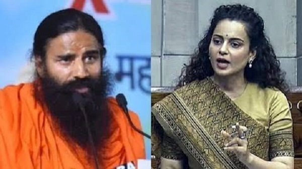 Ramdev hits back at Kangana's statement, says he does not wish to comment on 'petty people'.