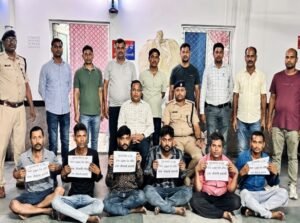 Theft solved within three days, railway property recovered; six accused arrested.