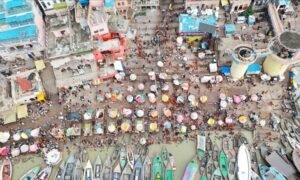 Administration on high alert on the first Monday of Sawan; surveillance also maintained via drones.
