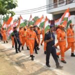 11th NDRF, Varanasi participated in the ‘Tiranga Yatra’ under the ‘Har Ghar Tiranga’ campaign.