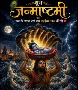 Shri Krishna Janmashtami, the sacred festival celebrating the birth of Lord Shri Krishna, is being observed today, Friday, September 4, 2026, with devotion and enthusiasm.