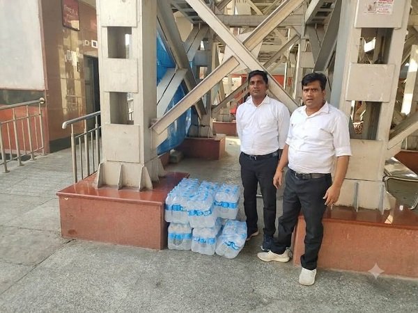 Action against unauthorized packaged drinking water at Varanasi Junction