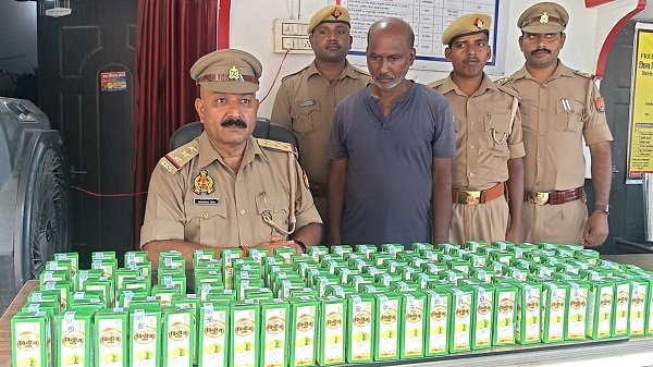 Police crack down on illegal liquor smuggling in Sigra; individual arrested for smuggling near Vijayanagaram Market.