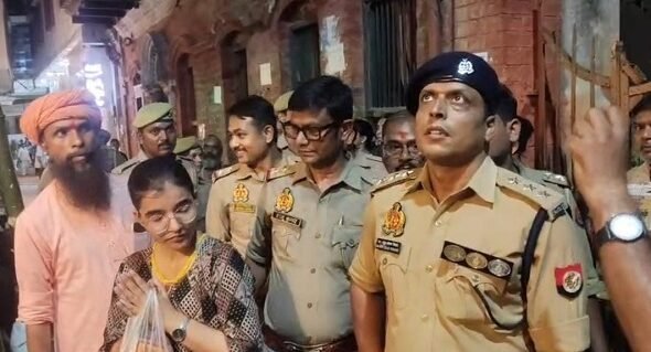 ACP Dashashwamedh maintains a vigilant watch, keeping a close eye on the safety of the dilapidated buildings and temples in the Chowk area ahead of the festivals.