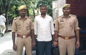 Accused with outstanding warrant arrested due to the alertness of Ganganagar Police; Bahariya Police achieves success.